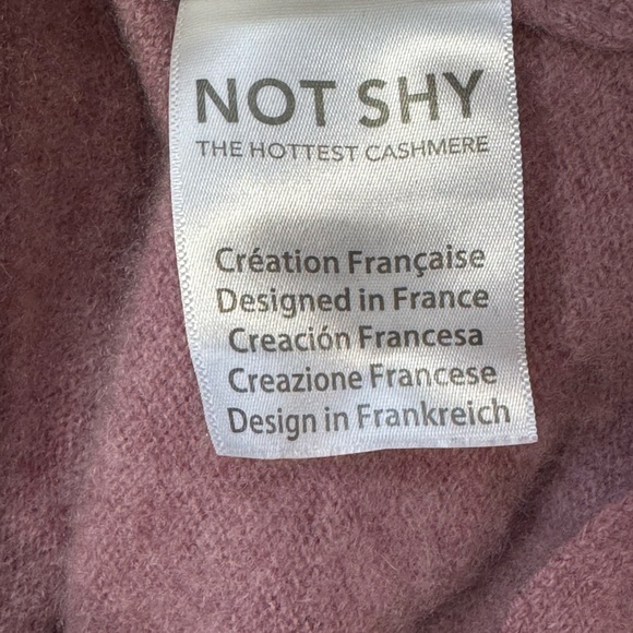 NOTSHY Faustine V-Neck Cashmere Poncho Sweater size S/M - Picture 5 of 13